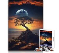 Jigsaw 1000 Pieces for Adults Distant World Eternal Dawn Wonderful for Lazy Leisure Days Reliable Tight Fitting Cut Toy Size 38x52cm