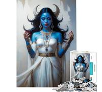 Jigsaw 1000 Pieces for Adults Divine Kali Maa Educational Game Brain Intelligence Challenge Addictive Toys Funny Gifts Family Activities (Size 50x75cm)