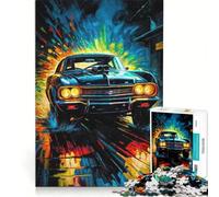 Jigsaw 1000 Pieces for Adults Driving In The Rain, Educational Toy, But Fun And Humorous, Improving Love between Couples 38x26cm