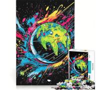 Jigsaw 1000 Pieces for Adults Earth Fragile Tellus, Educational Toy, But Fun And Humorous, Improving Love between Couples 38x26cm