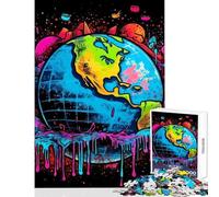 Jigsaw 1000 Pieces for Adults Earth Fragile Tellus Practical Game But Fun And Humorous Anti-Stress Toys for Birthday, Chrismas (50X75cm)