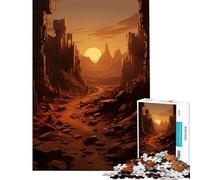 Jigsaw 1000 Pieces for Adults Echoes of A Fallen Empire Educational Game Brain Intelligence Challenge Addictive Toys Funny Gifts Family Activities (Size 38x52cm)