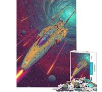 Jigsaw 1000 Pieces for Adults Eclipse VII Defense-Class Help The Brain Exercise Perfect Decoration Brain Teaser Game Suitable for Ages 14 And Up (38x52cm)