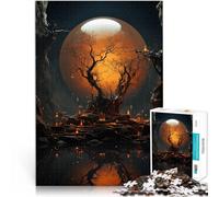 jigsaw 1000 pieces for adults Enchanted Forest Moon Spielzeug für die ganze Familie Tolles Geschenk für Spiele52x38cm