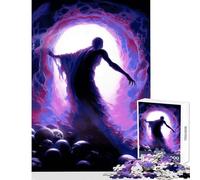 Jigsaw 1000 Pieces for Adults Exile Through The Light Jigsaw Puzzles for Adults Birthday Present Every Piece Is Unique - Challenging Game Gifts (38x52cm)