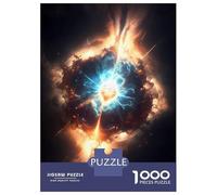 Jigsaw 1000 Pieces for Adults Exploding Supernova Adult Jigsaw Brain Teaser Game Staycation Kill Time Help The Brain Exercise 38x26cm/1000pcs