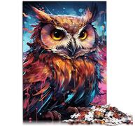 jigsaw 1000 pieces for adults Fantasy Art Owl Puzzle Educational Games 26x38cm Educational Game for Birthday Chrismas for teenager Age 14 Up