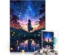 jigsaw 1000 pieces for adults Firefly Fantasia Lernspiel-Herausforderungsspielzeug Tolle Geschenke und Spielzeuge38x26cm