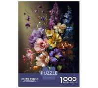 Jigsaw 1000 Pieces for Adults Flower Art Series Style 8 Jigsaw for Adults Anti-Stress Toys Precision Cutting Unique Birthday And Gifts 52x38cm/1000pcs