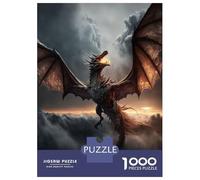 Jigsaw 1000 Pieces for Adults Flying Dragon Jigsaw for Adults Relax Games Difficult Hard Deal As Gifts for The Whole Family 52x38cm/1000pcs