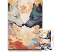 Jigsaw 1000 Pieces for Adults Forbidden Love Unwind during Free Time Clean Cut Seamless Interlock Toy Size 38x26cm