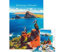 Jigsaw 1000 Pieces for Adults Galapagos Islands Explore for Educational Game Challenge Toy Family Game Difficult Challenge Gifts Ideas (size 38x52cm)