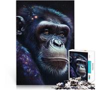 jigsaw 1000 pieces for adults Galaxy Art Monkey Interesting Stress Reduction Jigsaw Puzzles 26x38cm gifts for friends and family