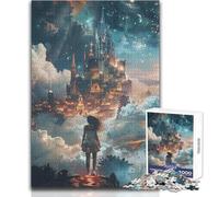 Jigsaw 1000 Pieces for Adults Gateway to The Stars Unwind during Free Time Clean Cut Seamless Interlock Toy Size 38x52cm