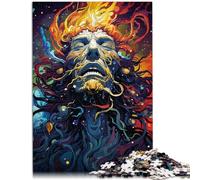 jigsaw 1000 pieces for adults god of the universe Brain Teaser Game 26x38cm gifts for friends and family for and teenager Age 14 Years Up