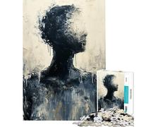 Jigsaw 1000 Pieces for Adults Gothic Grace Brain Intelligence Challenge Addictive Toys Hands-on Game Wall Art Gifts Ideas (size 38x52cm)