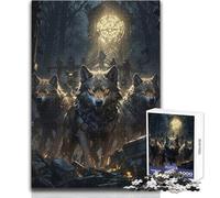 Jigsaw 1000 Pieces for Adults Guardians of The Twilight Cathedral Wonderful for Lazy Leisure Days Reliable Tight Fitting Cut Toy Size 38x26cm