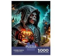 Jigsaw 1000 Pieces for Adults Halloween Pumpkin Ghostly Figure Jigsaw for Adults Relaxing Games Analysis And Logic Deal As Gifts for The Whole Family 70x50cm/1000pcs
