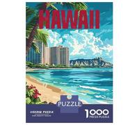 Jigsaw 1000 Pieces for Adults Hawaii Beach Jigsaw for Adults Relaxing Games Analysis And Logic Deal As Gifts for The Whole Family 70x50cm/1000pcs
