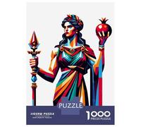 Jigsaw 1000 Pieces for Adults Hera Queen of The Gods Jigsaw for Adults Relax Games Difficult Hard Deal As Gifts for The Whole Family 52x38cm/1000pcs
