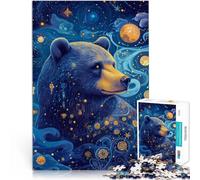 jigsaw 1000 pieces for adults Holy Bear Pattern assembly 26x38cm is ideal as a gift for the whole family for for Age 14
