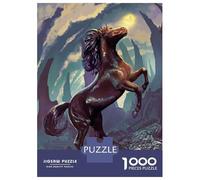 Jigsaw 1000 Pieces for Adults Horse And Butterfly Jigsaw for Adults Relax Games Difficult Hard Deal As Gifts for The Whole Family 70x50cm/1000pcs