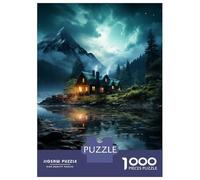 Jigsaw 1000 Pieces for Adults Iceland Nature Jigsaw for Adults Relaxing Games Analysis And Logic Deal As Gifts for The Whole Family 38x26cm/1000pcs