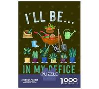 Jigsaw 1000 Pieces for Adults Ill Be in My Office Adult Jigsaw Brain Teaser Game Staycation Kill Time Help The Brain Exercise 70x50cm/1000pcs