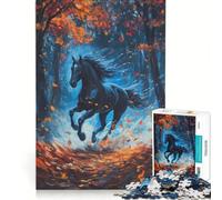 Jigsaw 1000 Pieces for Adults In The Rush of Leaves, Educational Toy, But Fun And Humorous, Improving Love between Couples (38x26cm)