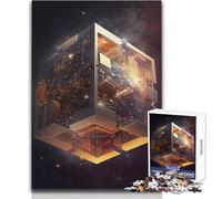 Jigsaw 1000 Pieces for Adults Intricate Geometric Object Wonderful for Lazy Leisure Days Reliable Tight Fitting Cut Toy Size 50x75cm