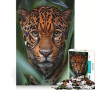 Jigsaw 1000 Pieces for Adults Jaguar Close-Up, Educational Toy, But Fun And Humorous, Improving Love between Couples (38x52cm)