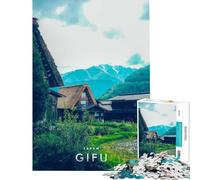 Jigsaw 1000 Pieces for Adults Japan Gifu for Educational Game Challenge Toy Family Game Difficult Challenge Gifts Ideas (size 38x26cm)
