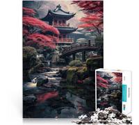 jigsaw 1000 pieces for adults Japan Landscape Art Brain Teaser For 38x52cm Artists Collection, Fine Art for and Age 14