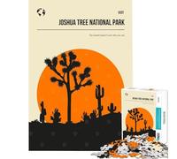 Jigsaw 1000 Pieces for Adults Joshua Tree National Park Brain Intelligence Challenge Addictive Toys Hands-on Game Wall Art Gifts Ideas (size 50x75cm)