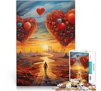 jigsaw 1000 pieces for adults Journey of the Heart For Family Fun 26x38cm with Matching Poster and Trivia Sheet Suitable for and 14