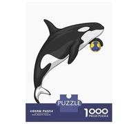 Jigsaw 1000 Pieces for Adults Killer Whale Handball Jigsaw for Adults Relaxing Games Analysis And Logic Deal As Gifts for The Whole Family 38x26cm/1000pcs