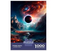 Jigsaw 1000 Pieces for Adults Lost Black Hole Adult Jigsaw Brain Teaser Game Staycation Kill Time Help The Brain Exercise 38x26cm/1000pcs