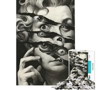 Jigsaw 1000 Pieces for Adults Madness Difficult And Challenge For Family Fun Fun Games for And 14 Years And over (50X75cm)