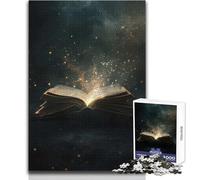 Jigsaw 1000 Pieces for Adults Magical Book Unwind during Free Time Clean Cut Seamless Interlock Toy Size 38x26cm