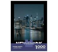Jigsaw 1000 Pieces for Adults Manhattan Skyline Puzzle for Adults Anti-Stress Toys Difficult Challenge Unique Birthday And Gifts 52x38cm/1000pcs