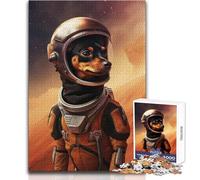 Jigsaw 1000 Pieces for Adults Miniature Pinscher Mars Relaxing Peaceful Indoor Fun Accurate Piece Cutting Play Toy Size 38x52cm