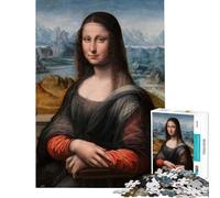 Jigsaw 1000 Pieces for Adults Mona Lisa Prado Difficult And Challenge For Family Fun Fun Games for And 14 Years And over (38X52cm)