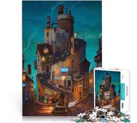 jigsaw 1000 pieces for adults move place Made of cardboard for age 14+ Antistress Difficult challenge Christmas Birthday Gift。size：26x38cm/10.24x14.96inch