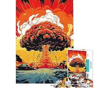 Jigsaw 1000 Pieces for Adults Mushroom Bomb Jigsaw Puzzles for Teenagers Staycation Kill Time Wishlist with Santa Claus Unique Birthday And Gifts (Size 50x75cm)