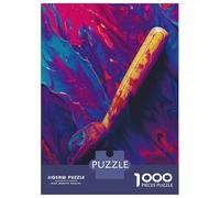 Jigsaw 1000 Pieces for Adults Neon Baseball Vibes Jigsaw for Adults Anti-Stress Toys Precision Cutting Unique Birthday And Gifts 70x50cm/1000pcs