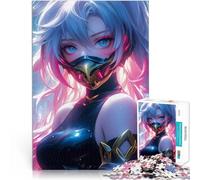 jigsaw 1000 pieces for adults Neon Princess Herausforderndes Spielspielzeug denn eignet sich ideal als Geschenk für die ganze Familie75x50cm