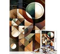 Jigsaw 1000 Pieces for Adults Neutral Geometric Art Puzzle For Teenagers Staycation Kill Time Help The Brain Exercise for Is Ideal As A Gifts (50x75cm)