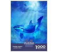 Jigsaw 1000 Pieces for Adults Ocean Whale Jigsaw for Adults Relax Games Difficult Hard Deal As Gifts for The Whole Family 52x38cm/1000pcs