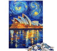 Jigsaw 1000 Pieces for Adults Opera House at Night Educational Games A Work of Art Toy Wall Decor Enhance Love between Couples Size 38x52cm
