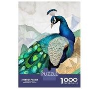 Jigsaw 1000 Pieces for Adults Peacock Bird Animal Art Jigsaw for Adults Relax Games Difficult Hard Deal As Gifts for The Whole Family 70x50cm/1000pcs